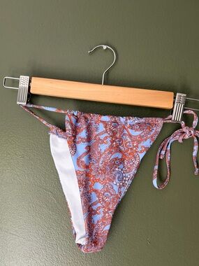 SHEIN purple and orange bikini bottom